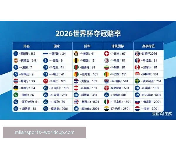 2026世界杯冠军热门预测及夺冠球队实力全面解析